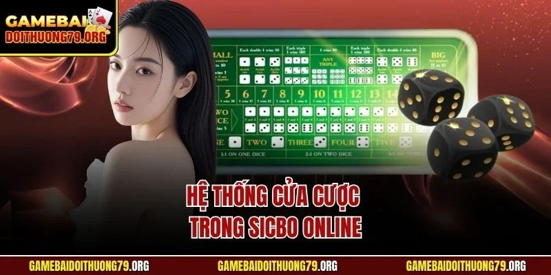 Tài xỉu online 2 Hệ thống cửa cược trong Sicbo online